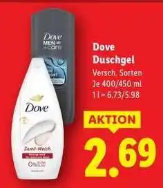Lidl DOVE DUSCHGEL Angebot