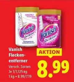 Lidl Vanish Fleckenentferner Angebot