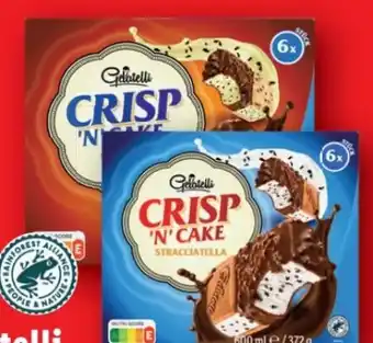 Lidl Gelatelli Crisp‘n‘Cake Stracciatella Angebot