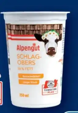 Lidl Alpengut Schlagobers Angebot