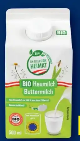 Lidl Ein Gutes Stück Heimat Bio-Heumilch Buttermilch Angebot