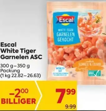 Billa Escal White Tiger Garnelen ASC 300-350G Angebot