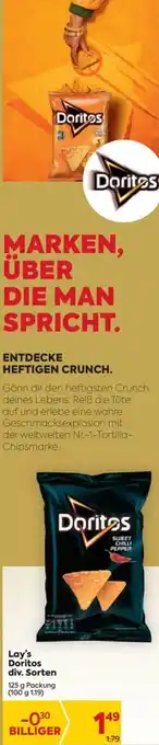 Billa Lay's Doritos Div. Sorten 125g Angebot