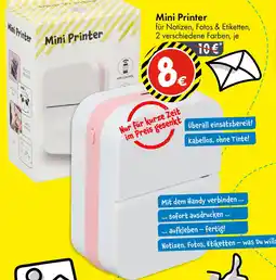 TEDi Mini Printer Angebot