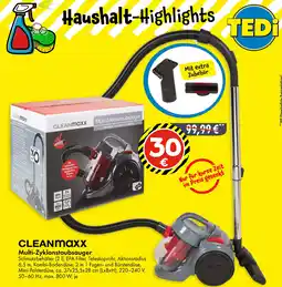 TEDi CLEANMOXX Multi-Zyklonstaubsauger Angebot
