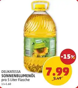 PENNY Delikatessa Sonnenblumenöl Angebot