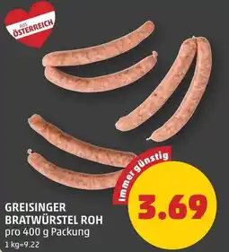 PENNY Greisinger Bratwürstel Angebot