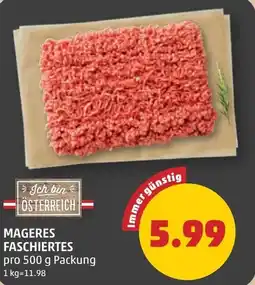 PENNY Mageres Faschiertes Angebot