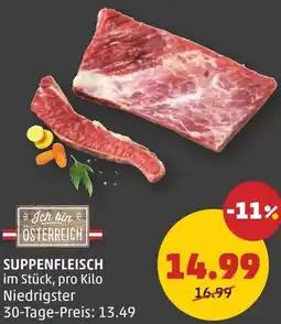 PENNY Ich bin Österreich Suppenfleisch Angebot