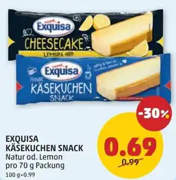 PENNY Exquisa Käsekuchen Snack Angebot