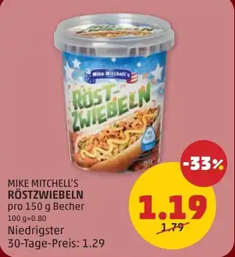PENNY Mike Mitchell's Röstzwiebeln Angebot