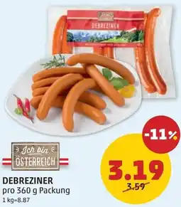 PENNY Ich bin Österreich Debreziner Angebot