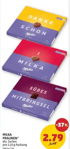 PENNY Milka Pralinen Angebot