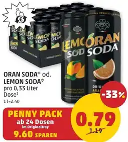 PENNY Crodo Oran-Soda Angebot