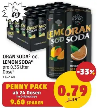 PENNY Crodo Oran-Soda Angebot