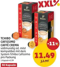 PENNY Tchibo Cafissimo Caffe Crema Angebot