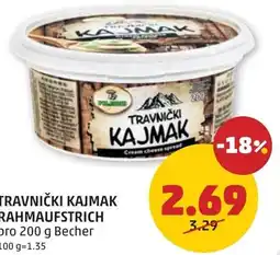 PENNY Poljorad Travnicki kajmak Rahmaufstrich Angebot