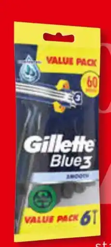 Unimarkt Gillette Blue3 Smooth Einwegrasierer Angebot
