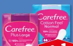 Unimarkt Carefree Slipeinlagen Angebot