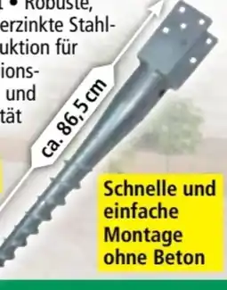 Norma Green Yard Einschraubbodenhülse-Pfostenträger Angebot