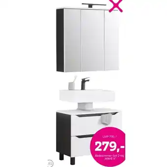 Mömax Badezimmer-Set 2-tlg. „WAVE II“ 07800026/02-03 mömax Angebot