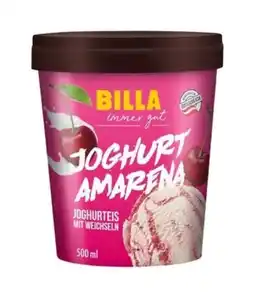 Billa Billa immer gut Joghurt Amarena Eis Angebot