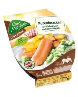 Billa Chef Menü Putenknacker Angebot