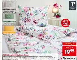 Interspar RUBIN Renforcé-Bettwäsche Blume Angebot