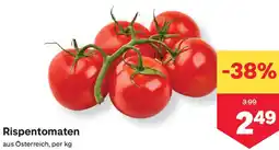 MPreis Rispentomaten Angebot