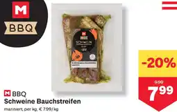 MPreis Schweine Bauchstreifen Angebot