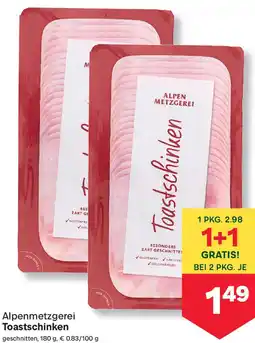 MPreis Alpenmetzgerei Toastschinken Angebot