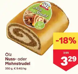 MPreis Nuss- oder Mohnstrudel Angebot