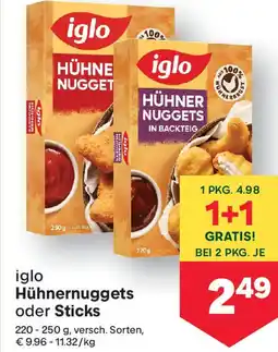 MPreis Iglo Hühnernuggets oder Sticks Angebot