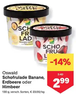 MPreis Oswald Schofrulade Banane, Erdbeere oder Himbeer Angebot