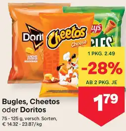 MPreis Bugles Cheetos oder Doritos Angebot