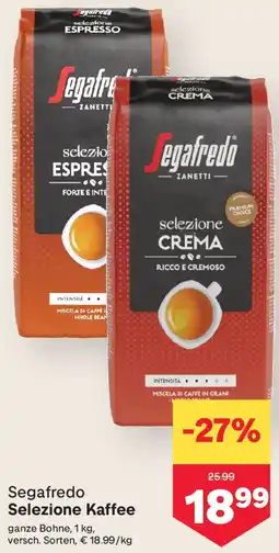 MPreis Segafredo Selezione Kaffee Angebot