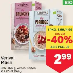 MPreis Verival Müsli Angebot
