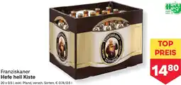 MPreis Franziskaner Hefe hell Kiste Angebot