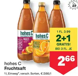 MPreis hohes C Fruchtsaft Angebot