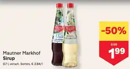 MPreis Mautner Markhof Sirup Angebot