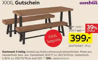 XXXLutz Gartenset Angebot