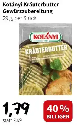 Der Grissemann Kotányi Kräuterbutter Gewürzzubereitung Angebot