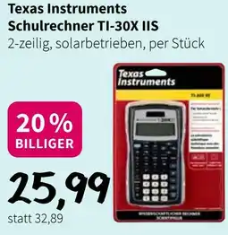 Der Grissemann Texas Instruments Schulrechner TI-30X IIS Angebot