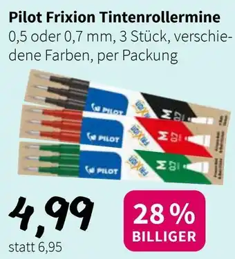 Der Grissemann Pilot Frixion Tintenrollermine Angebot
