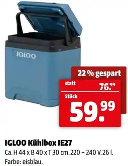 Der Grissemann Igloo kühlbox ie27 Angebot