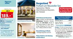Lidl Reisen Burgenland Purbach am Neusiedler See Angebot