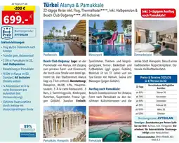 Lidl Reisen Türkei Alanya & Pamukkale Angebot