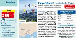 Lidl Reisen Kappadokien Rundreise in der Türkei Angebot