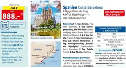Lidl Reisen Spanien Costa Barcelona Angebot