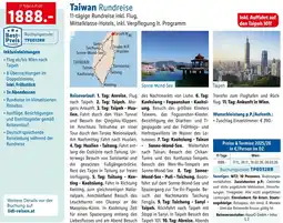Lidl Reisen Taiwan Rundreise Angebot
